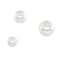 White Pearl Plastic Round Craft Beads by Bead Landing™